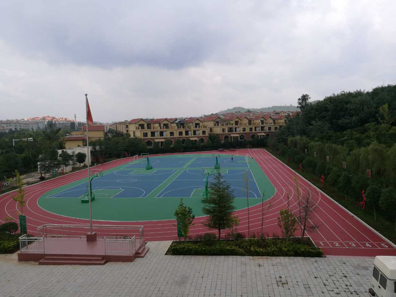 pista entera atletismo