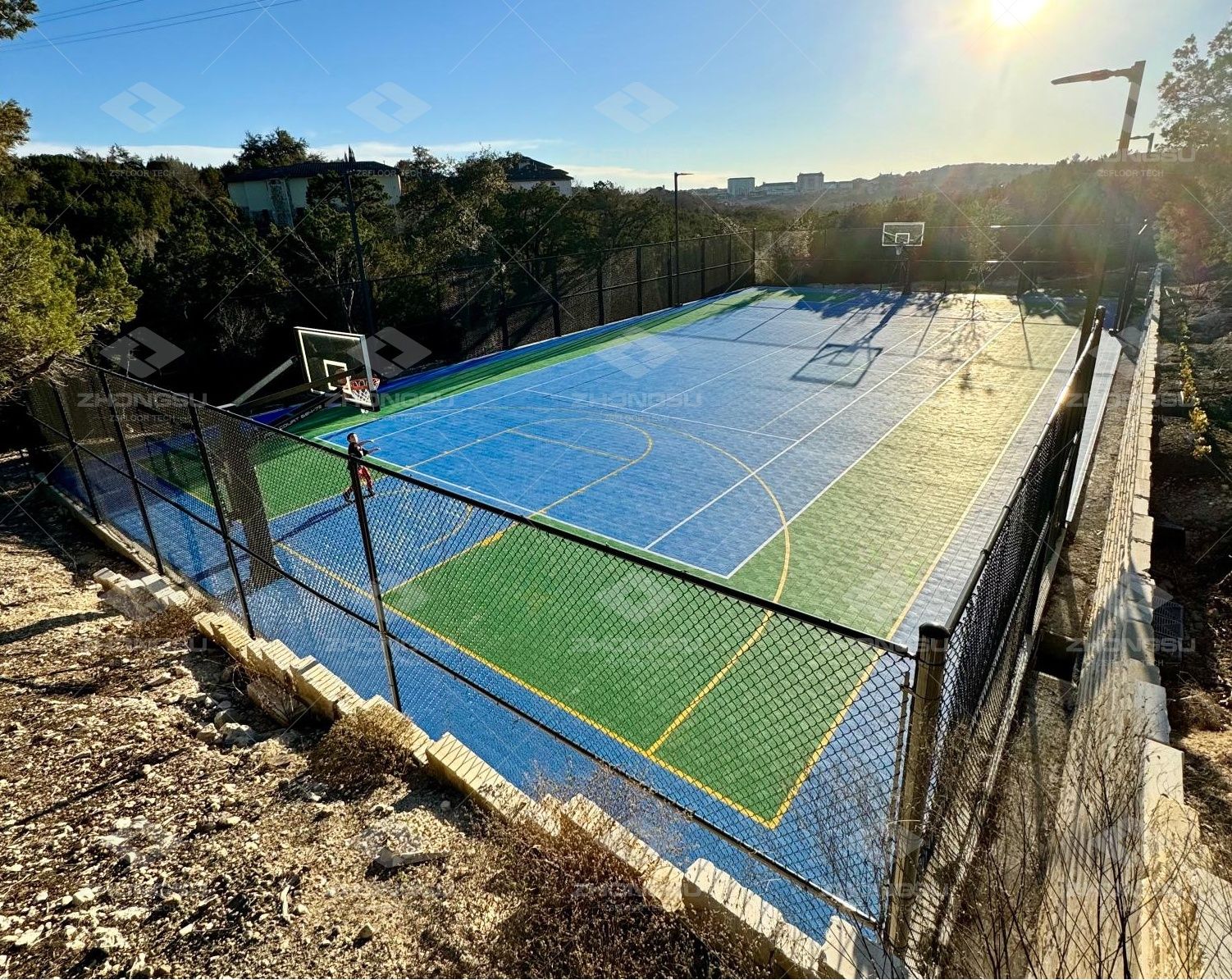 Suelos para pistas baloncesto